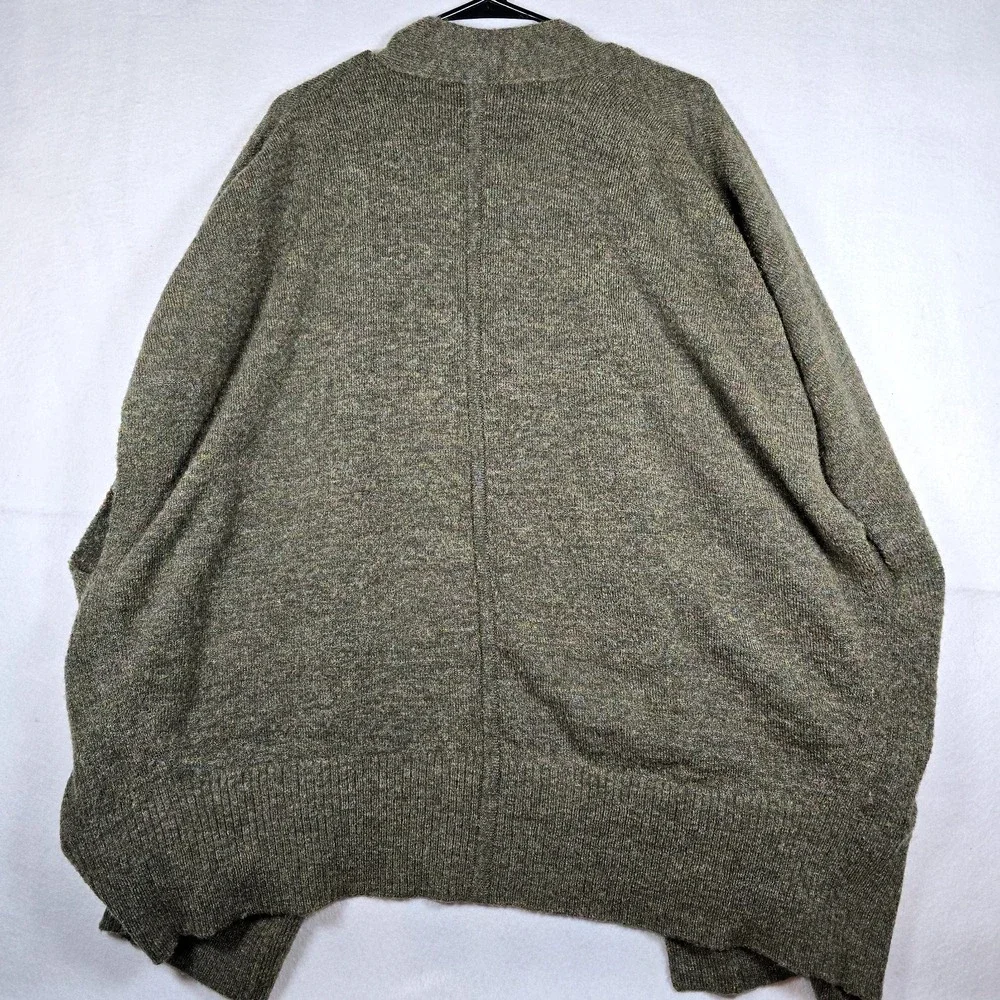 Banana Republic Womens Sweater XS/S Sleeveless Cocoon 3rd Pie‎ Cardigan Moss